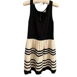 BeBop sleeveless dress - Women's Size L - fit & flare, party, wedding, stripes
